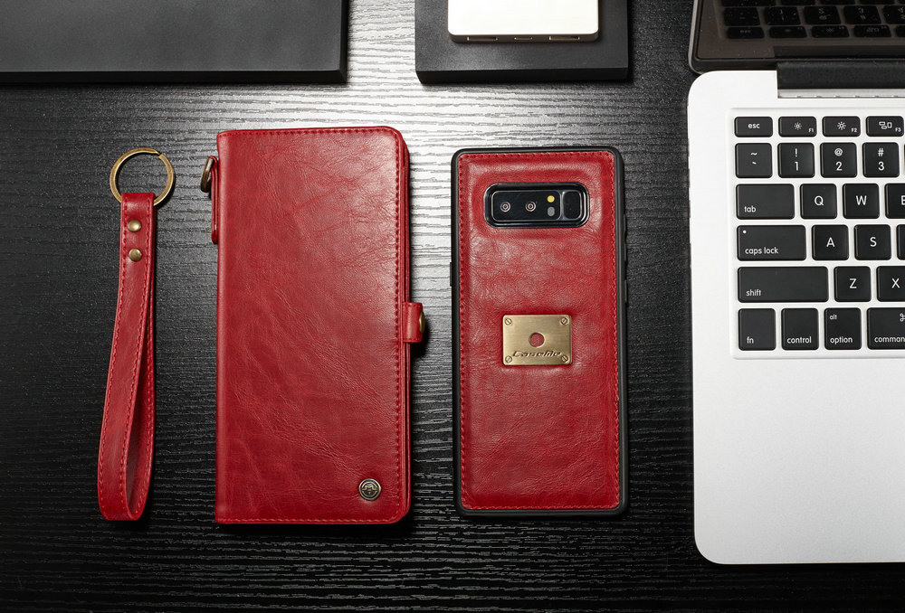 CaseMe for Samsung Galaxy Note 8 Handmade Premium Leather Wallet Case with Magnetic Closure Detachable Cover 7 ID Slots CaseMe for Samsung Galaxy Note 8 Handmade Premium Leather Wallet Case with Magnetic Closure Detachable Cover 7 ID Slots