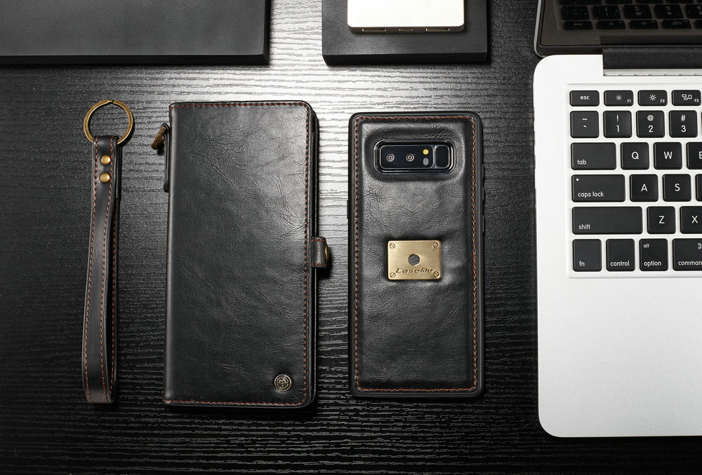 CaseMe for Samsung Galaxy Note 8 Handmade Premium Leather Wallet Case with Magnetic Closure Detachable Cover 7 ID Slots CaseMe for Samsung Galaxy Note 8 Handmade Premium Leather Wallet Case with Magnetic Closure Detachable Cover 7 ID Slots