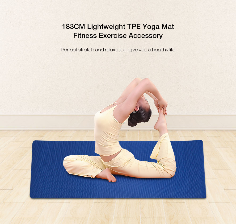 Outlife Double Layer Eco-friendly Anti-slip TPE Yoga Mat High-density Fitness Exercise Pad Outlife Double Layer Eco-friendly Anti-slip TPE Yoga Mat High-density Fitness Exercise Pad