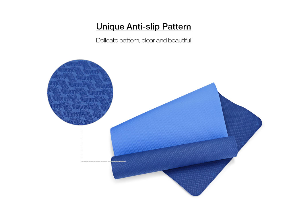 Outlife Double Layer Eco-friendly Anti-slip TPE Yoga Mat High-density Fitness Exercise Pad Outlife Double Layer Eco-friendly Anti-slip TPE Yoga Mat High-density Fitness Exercise Pad