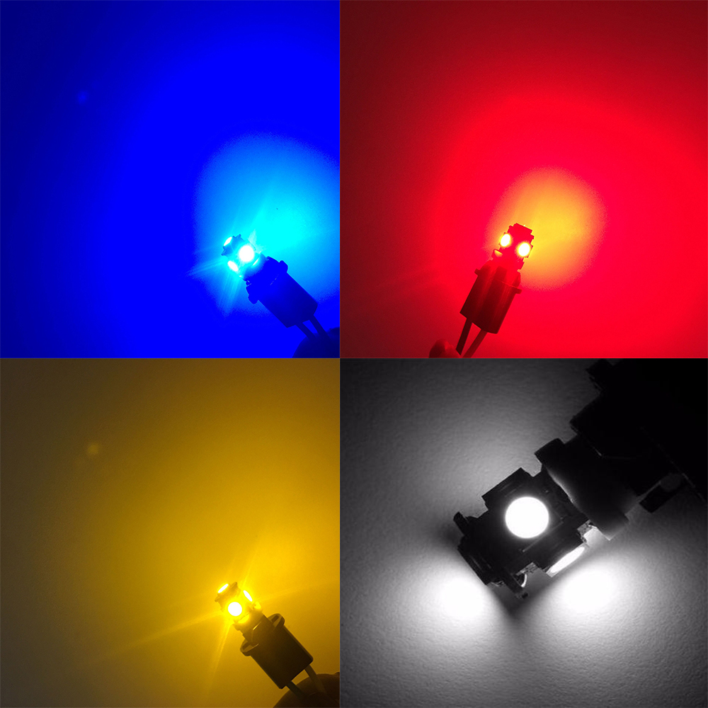 6PCS T10 W5W 158 194 2.5W 5050 5SMD LED Bulb Car Epistar LED Clearance Light