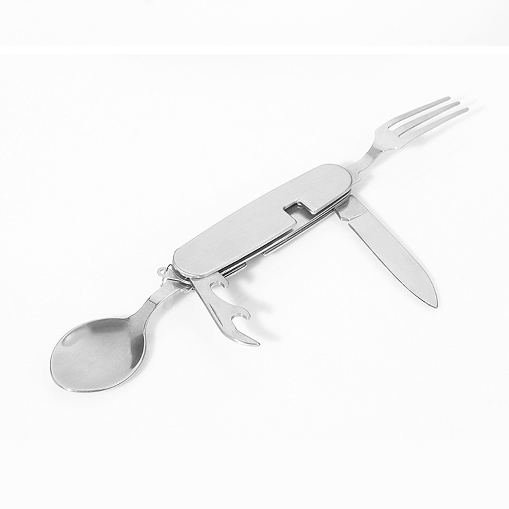 Multifunctional Outdoor Travel Bag Folding Camping Cutlery And Fork Four In One Multifunctional Outdoor Travel Bag Folding Camping Cutlery And Fork Four In One