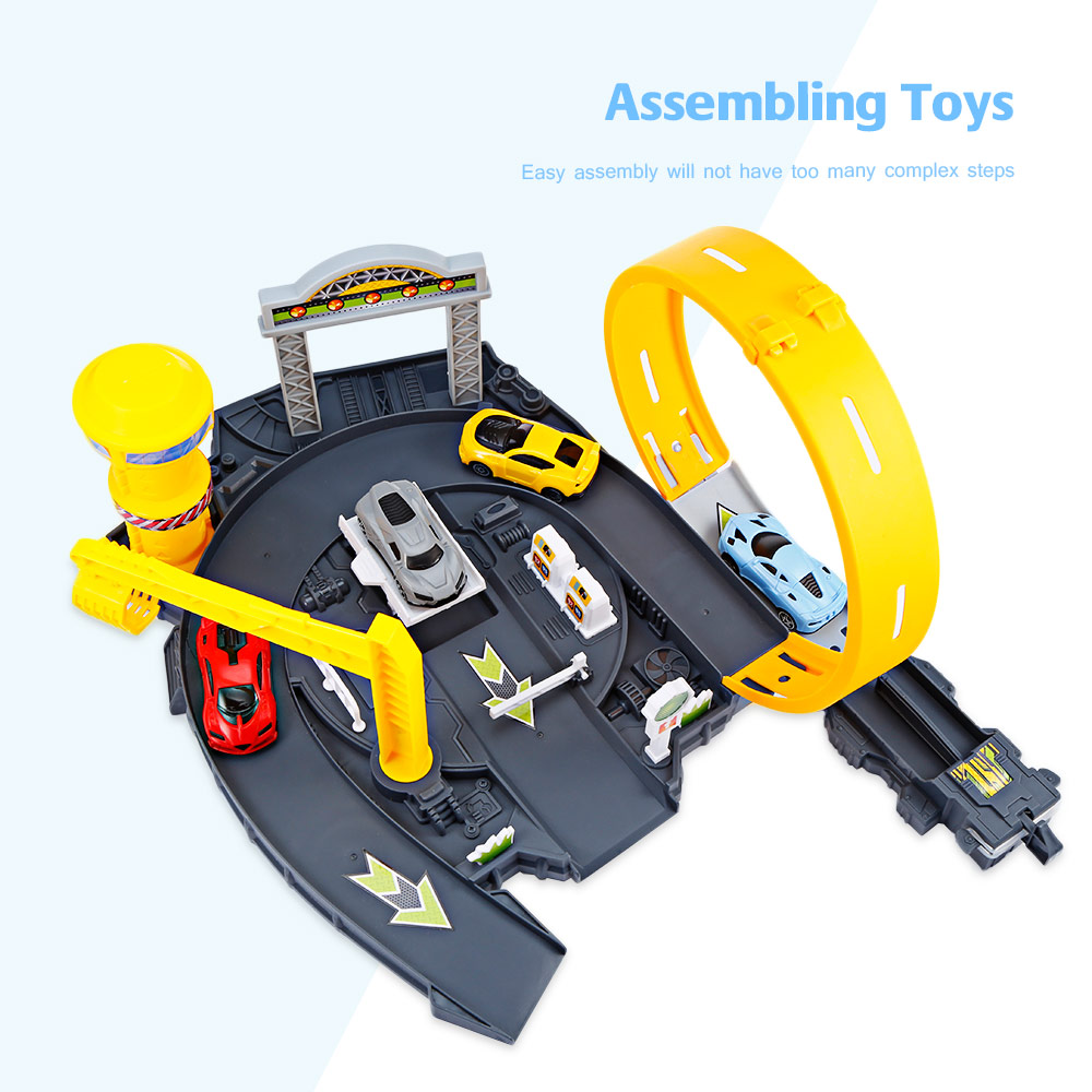 P872 - A Kids Railway Car Play Set Parking Toys Model Building Kits P872 - A Kids Railway Car Play Set Parking Toys Model Building Kits
