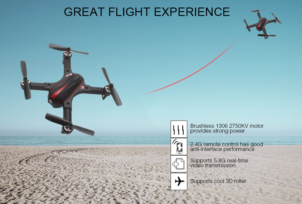 Mjx R/C Technic Bugs 3 175mm Mini Brushless RC Drone RTF 2750KV Motor / 4CH Transmitter / 6-axis Gyro Mjx R/C Technic Bugs 3 175mm Mini Brushless RC Drone RTF 2750KV Motor / 4CH Transmitter / 6-axis Gyro
