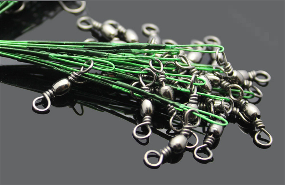 Fishing Lead Line Leader Wire Stainless Steel Rolling Swivels Fishing Lead Line Leader Wire Stainless Steel Rolling Swivels