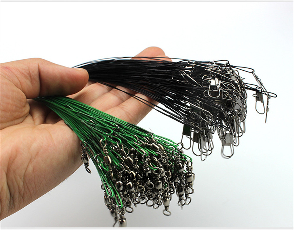 Fishing Lead Line Leader Wire Stainless Steel Rolling Swivels Fishing Lead Line Leader Wire Stainless Steel Rolling Swivels