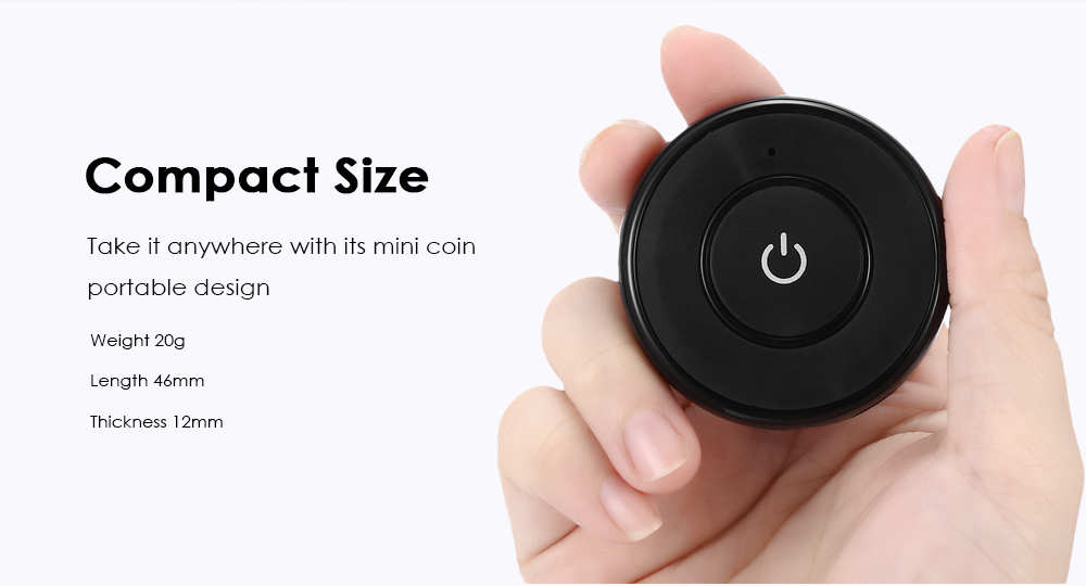 D01 - BT Bluetooth 4.2 Mini Car Receiver Hands-free Call Wireless Audio Adapter Music Streaming 