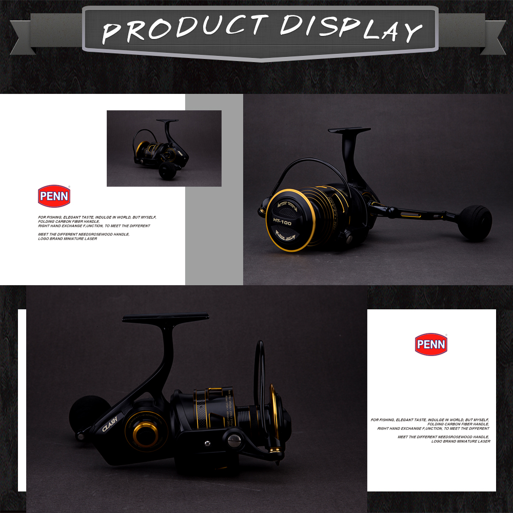 PENN CLASH High Value 8+1Ball Bearing Carbon Fiber Max Drag Spinning Fishing Reel PENN CLASH High Value 8+1Ball Bearing Carbon Fiber Max Drag Spinning Fishing Reel