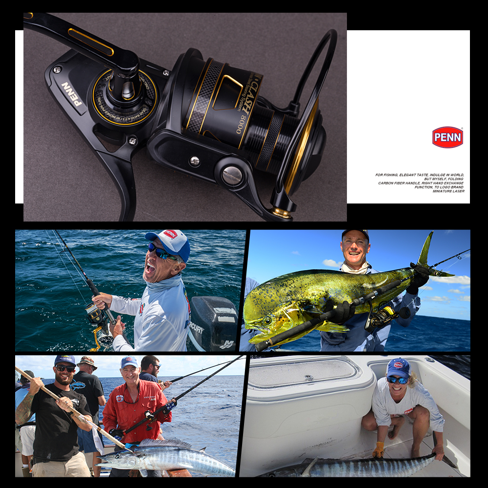 PENN CLASH High Value 8+1Ball Bearing Carbon Fiber Max Drag Spinning Fishing Reel PENN CLASH High Value 8+1Ball Bearing Carbon Fiber Max Drag Spinning Fishing Reel