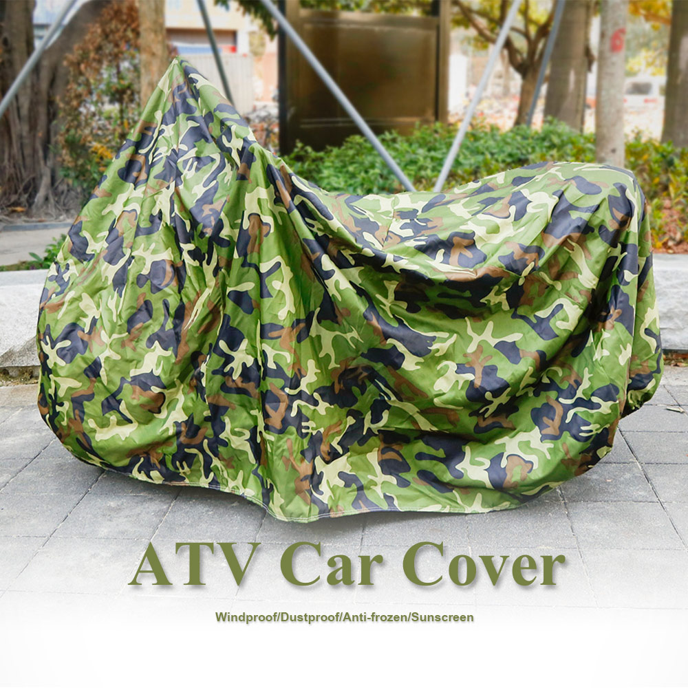 LEISE OUTDOOR 190TSM Sun Proof Rain Barrier Snow-prevention Breathable Universal Fit ATV Car Cover LEISE OUTDOOR 190TSM Sun Proof Rain Barrier Snow-prevention Breathable Universal Fit ATV Car Cover