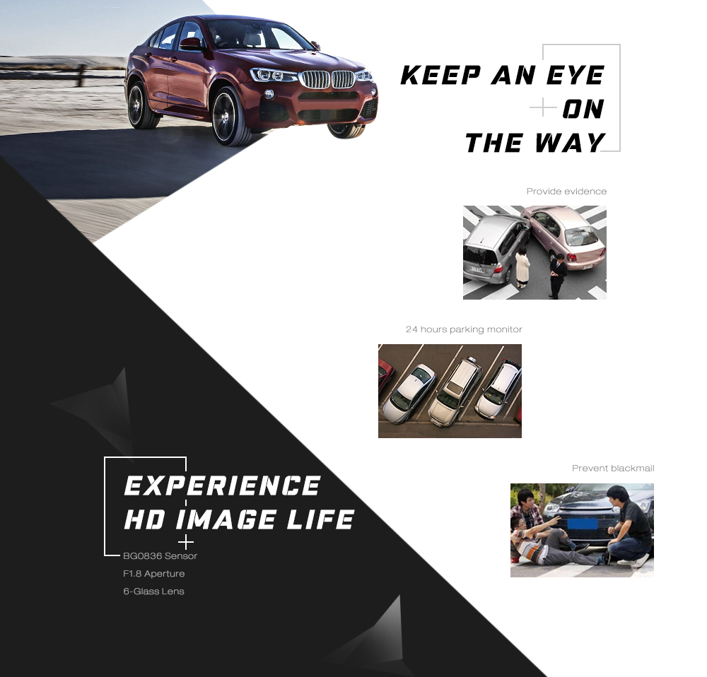 GOU US66 Rear Mirror Dual Camera Dash Cam 170 Degree Wide Angle Lens 1080P Car Driving Recorder GOU US66 Rear Mirror Dual Camera Dash Cam 170 Degree Wide Angle Lens 1080P Car Driving Recorder