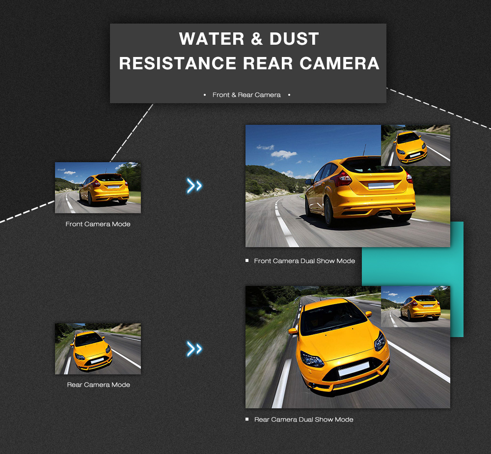 GOU UC58 Rear Mirror Dash Cam Dual Camera WDR Night Vision Car Driving Recorder GOU UC58 Rear Mirror Dash Cam Dual Camera WDR Night Vision Car Driving Recorder