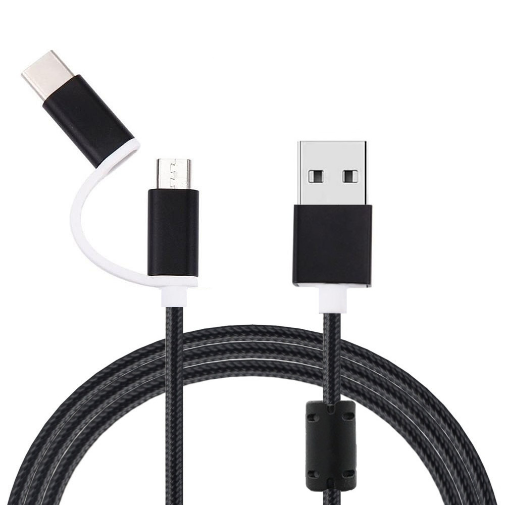 Cwxuan 2-in-1 USB 3.1 Type C / Micro USB to USB 2.0 Data Sync / Charging Cable Cwxuan 2-in-1 USB 3.1 Type C / Micro USB to USB 2.0 Data Sync / Charging Cable