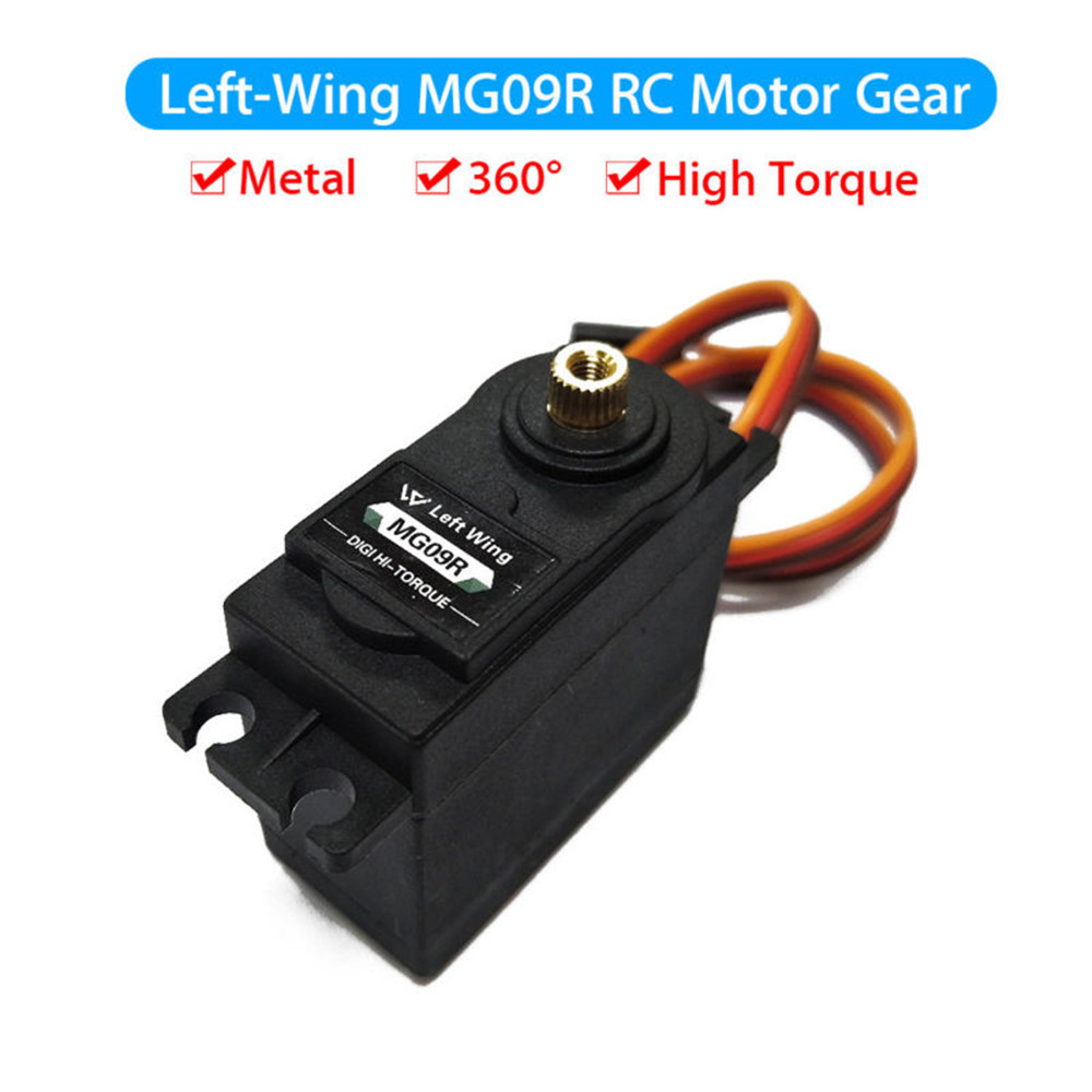 1PCS MG09R 360 degree  High Torque Metal Gear RC Servo Motor Helicopter Car Boat 13KG