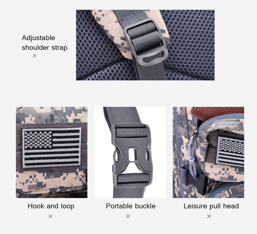 Free Knight 9252 Military Tactical Backpack Assault Pack Army Bag with US Flag Patch Free Knight 9252 Military Tactical Backpack Assault Pack Army Bag with US Flag Patch