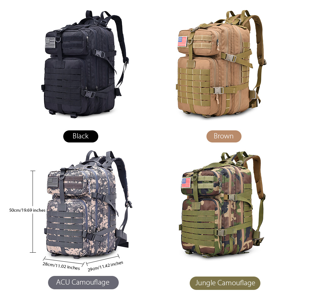 Free Knight 9252 Military Tactical Backpack Assault Pack Army Bag with US Flag Patch Free Knight 9252 Military Tactical Backpack Assault Pack Army Bag with US Flag Patch