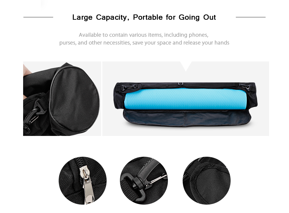 Outlife 73 x 13cm Oxford Cloth Strap Exercise Gym Fitness Pilates Yoga Mat Bag Carrier Backpack Outlife 73 x 13cm Oxford Cloth Strap Exercise Gym Fitness Pilates Yoga Mat Bag Carrier Backpack