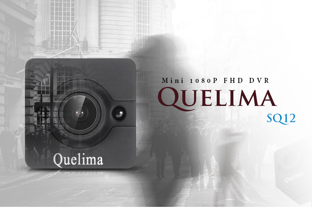 Quelima SQ12 Mini Dash Cam 155 Degrees 1080P FHD DVR Quelima SQ12 Mini Dash Cam 155 Degrees 1080P FHD DVR