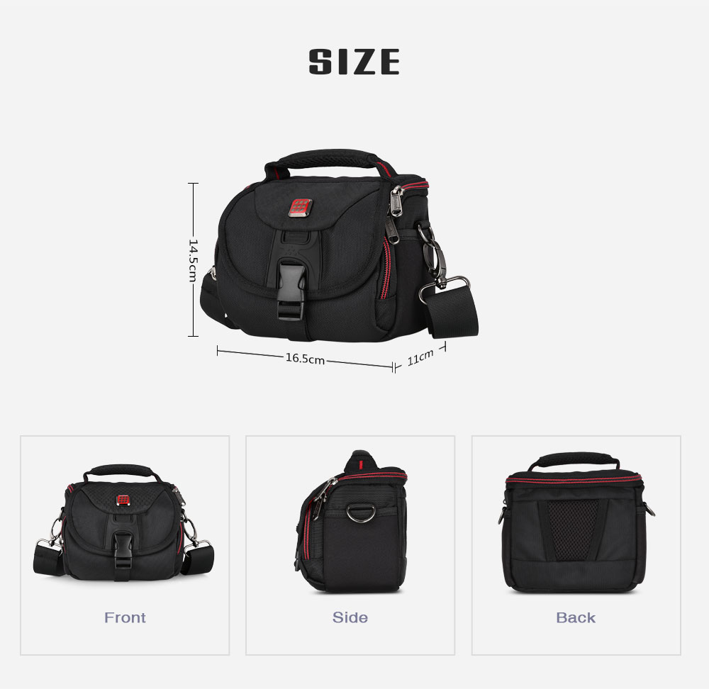 PROWELL DC21791C Water Resistant Camera Shoulder Bag for Travel PROWELL DC21791C Water Resistant Camera Shoulder Bag for Travel