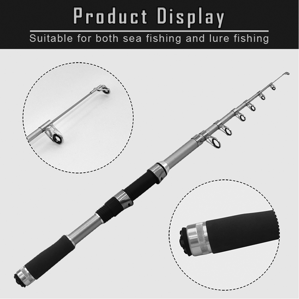 Portable Boat Telescopic Spinning Fishing Rod for Sea Portable Boat Telescopic Spinning Fishing Rod for Sea