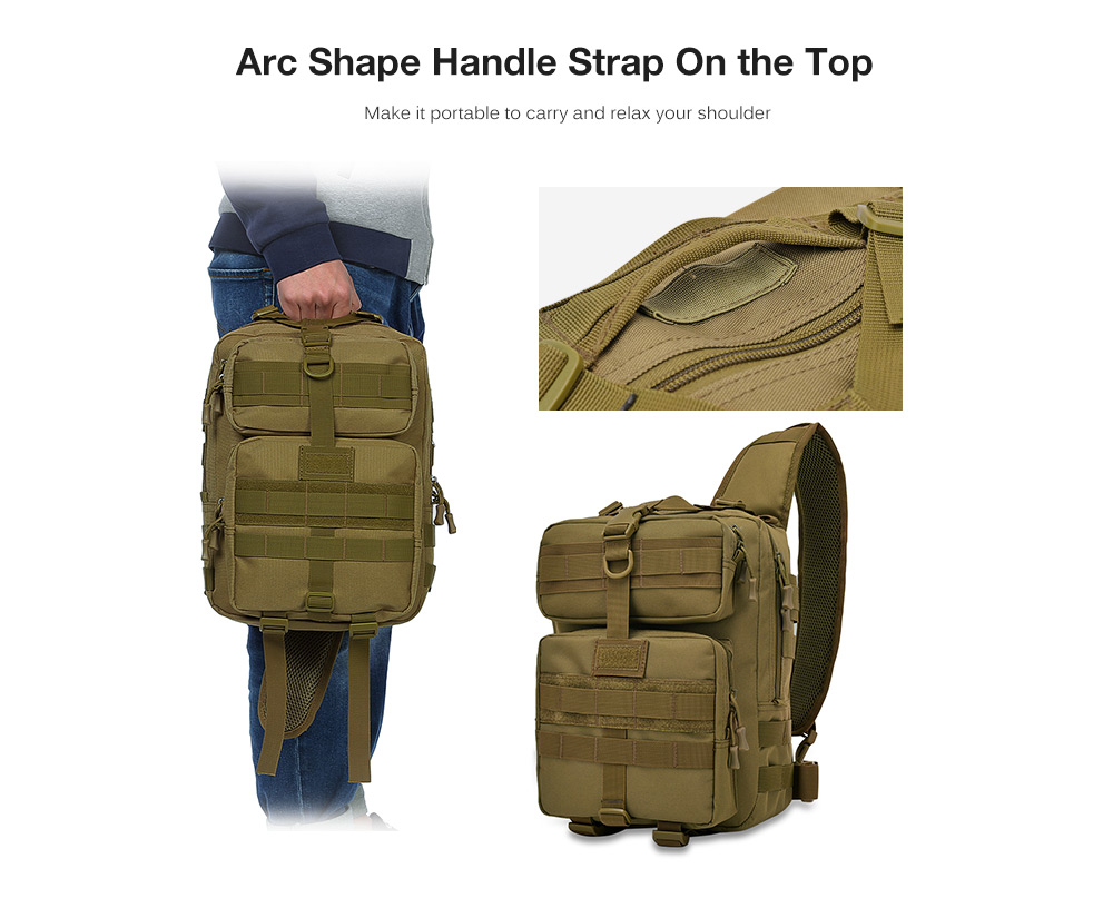 Free Knight FK9258 Tactical Sling Bag Military Rover Shoulder Backpack Molle Assault Range Free Knight FK9258 Tactical Sling Bag Military Rover Shoulder Backpack Molle Assault Range