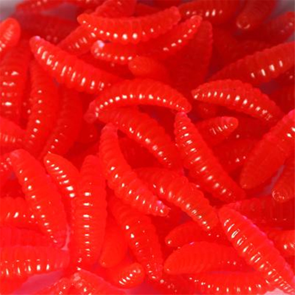 2.5CM 0.3g Maggot Soft Baits Smell Worms Glow Shrimps Fishing Lures 20PCS 2.5CM 0.3g Maggot Soft Baits Smell Worms Glow Shrimps Fishing Lures 20PCS