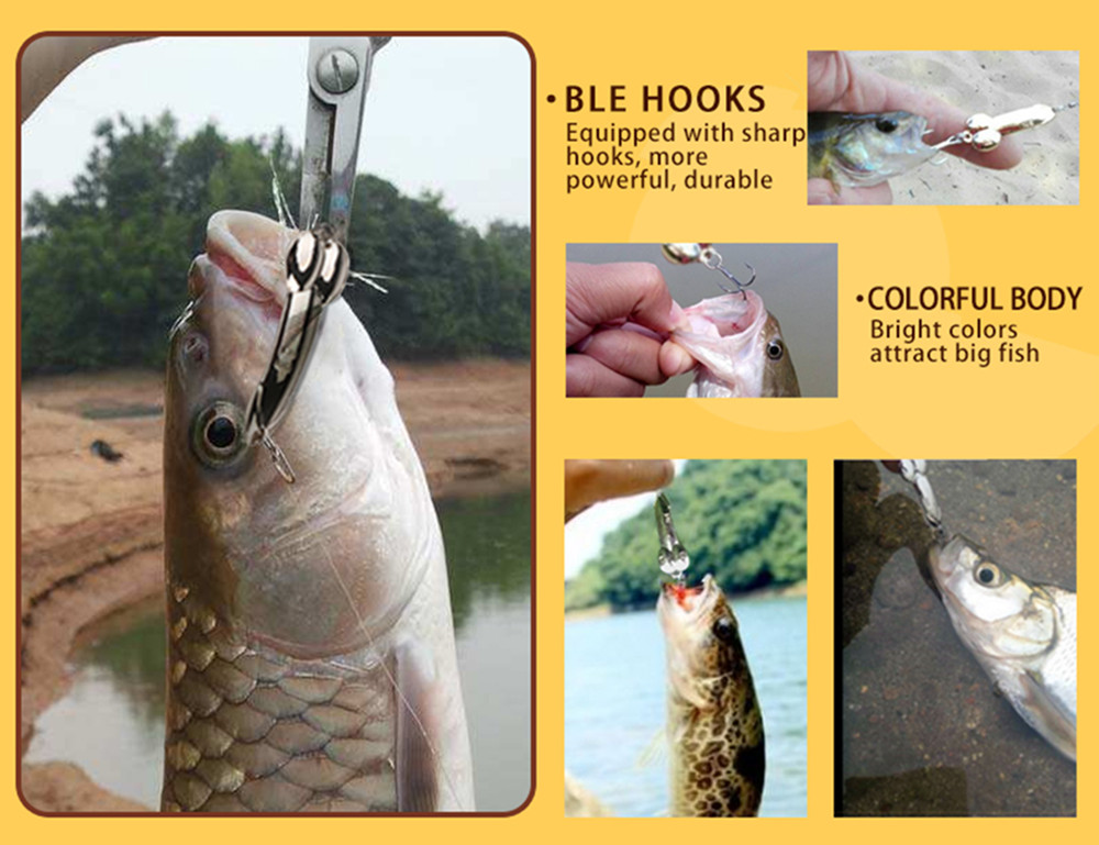1PC DD Spoon Fishing Lure 5G 10G 15G 20G Metal Spinner Bait 1PC DD Spoon Fishing Lure 5G 10G 15G 20G Metal Spinner Bait