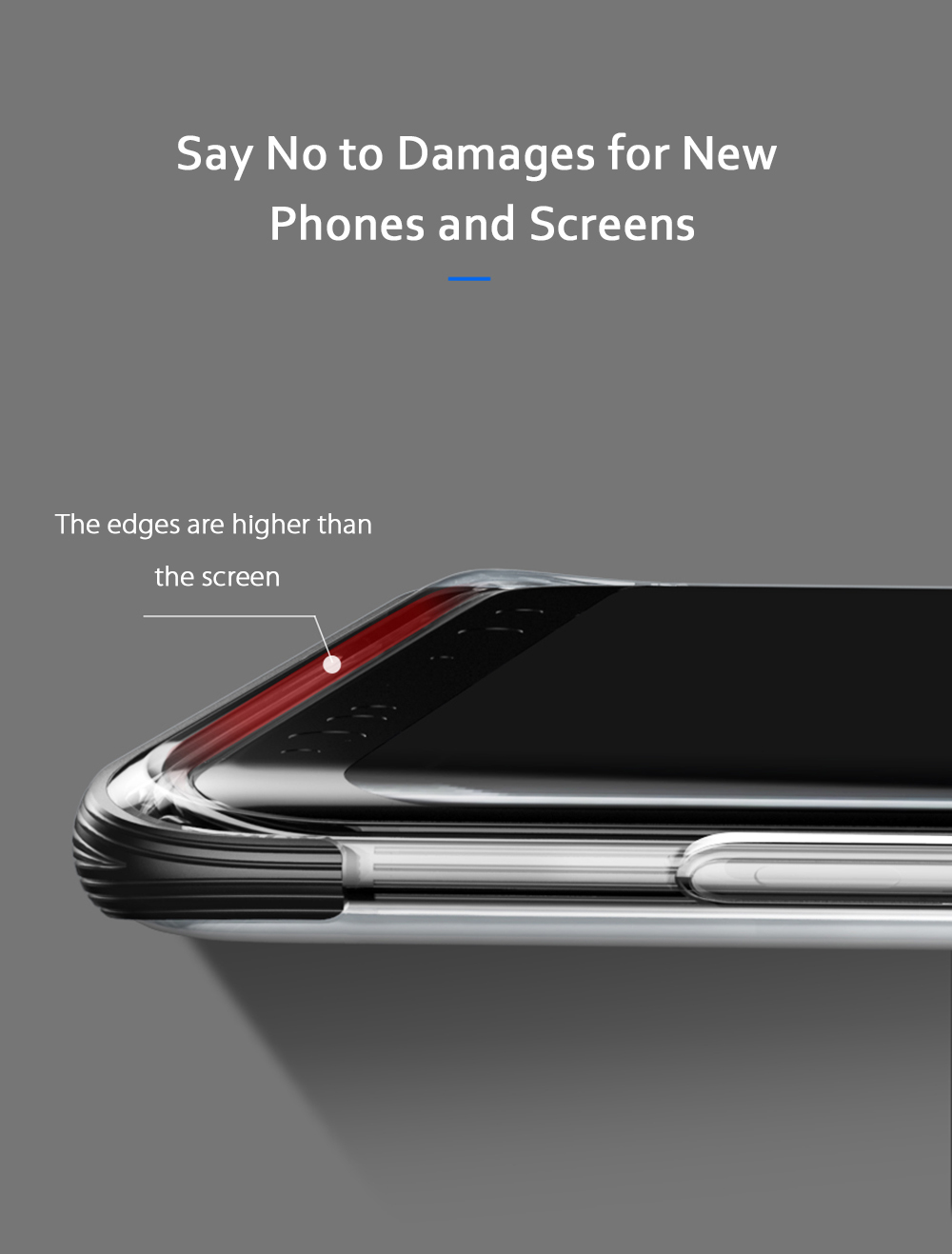 Baseus Armor Case TPU Transparent Anti-slipping Shell for Samsung Galaxy S9