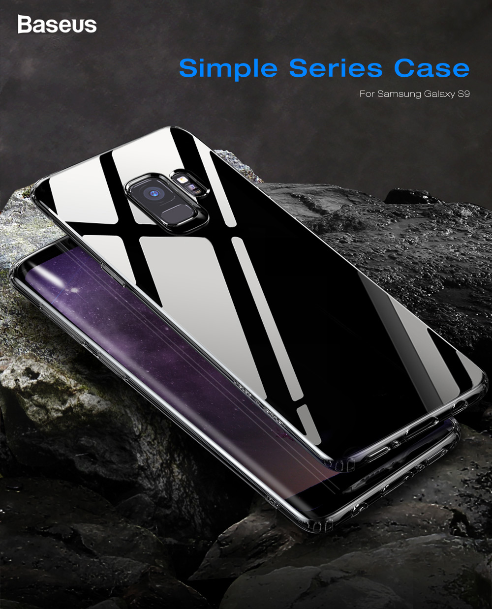 Baseus Simple Series Case TPU Anti-fall for Samsung Galaxy S9