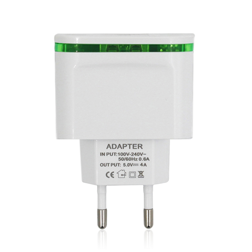 Universal 5V/4A EU Plug 4 USB Ports Wall Power Supply Adapter Charger Universal 5V/4A EU Plug 4 USB Ports Wall Power Supply Adapter Charger