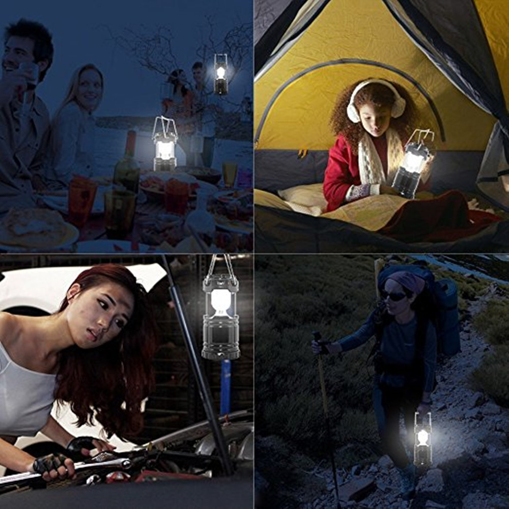 Outdoor LED Solar Power Collapsible Portable Rechargeable Hand Lamp Camping Outdoor LED Solar Power Collapsible Portable Rechargeable Hand Lamp Camping