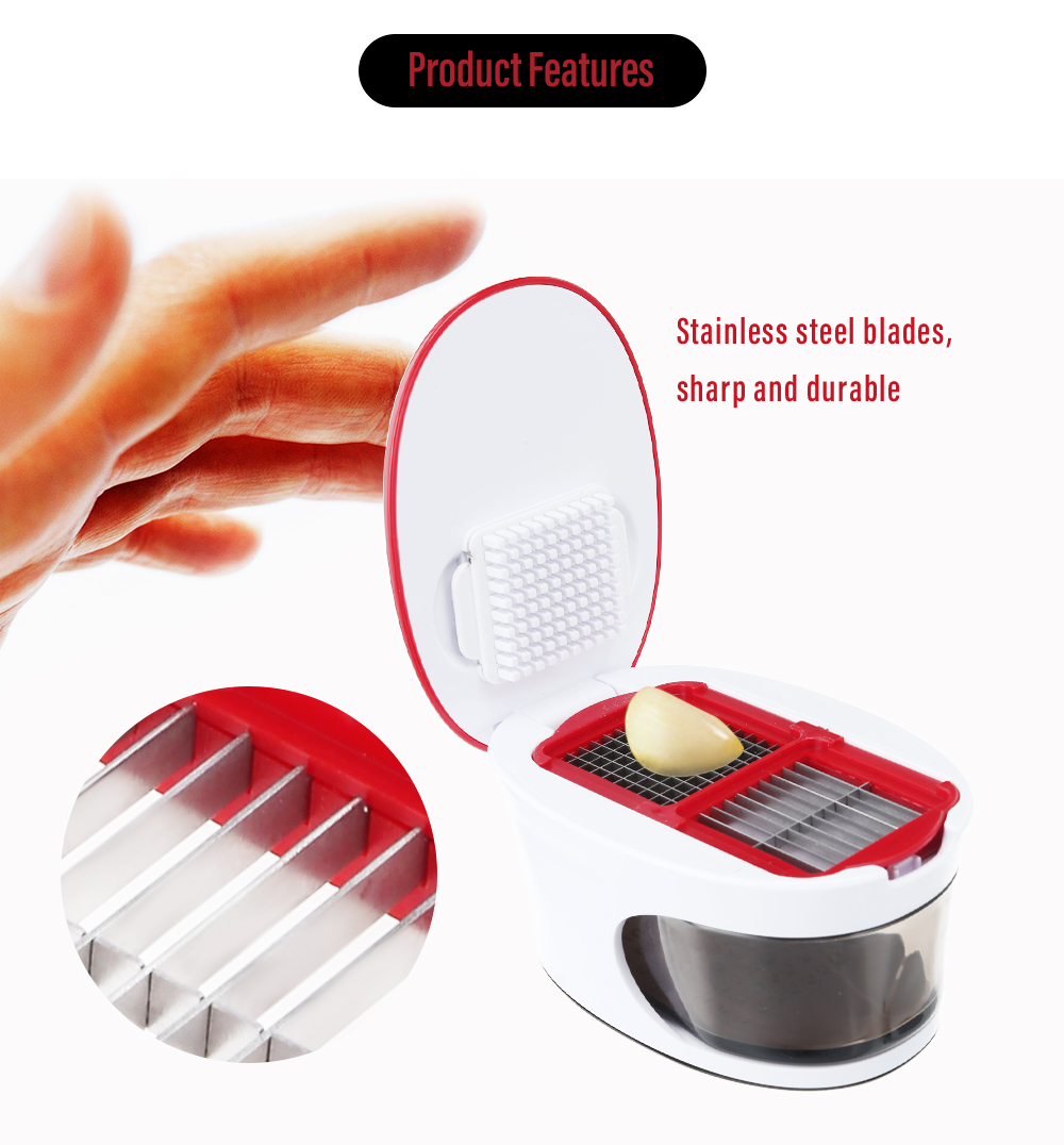Multi-functional Garlic Presser Ginger Slicer