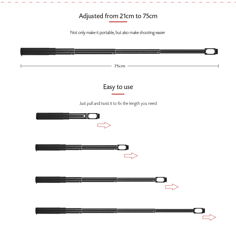 LEDISTAR 807 Adjustable Pole for G5 / SPG / SPG Live / SPG C / G360 / Summon Plus / G4 3 Axis Gimbal Handheld Stabilizer LEDISTAR 807 Adjustable Pole for G5 / SPG / SPG Live / SPG C / G360 / Summon Plus / G4 3 Axis Gimbal Handheld Stabilizer