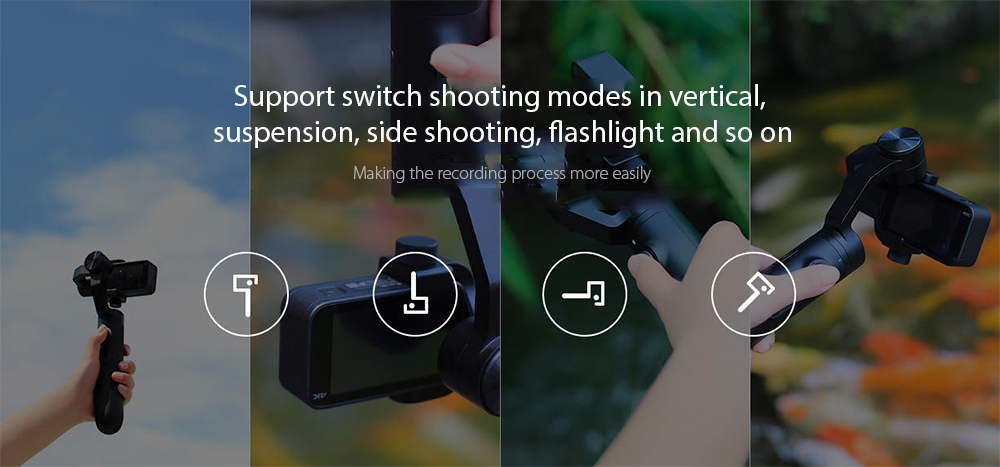 Xiaomi Mi Action Camera Handheld Gimbal for Mijia Mini Sports Camera Xiaomi Mi Action Camera Handheld Gimbal for Mijia Mini Sports Camera