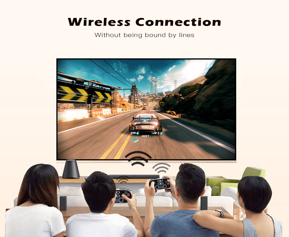 NS02 Classic Game Controller Wireless Mini Pad with Sleep Mode NS02 Classic Game Controller Wireless Mini Pad with Sleep Mode