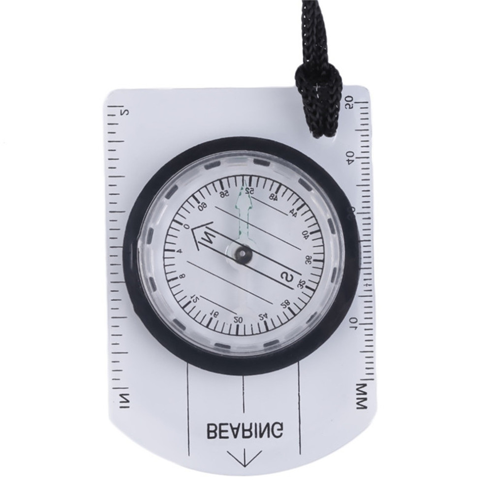 Mini Baseplate Compass Map Scale Ruler for Outdoor Camping Hiking Mini Baseplate Compass Map Scale Ruler for Outdoor Camping Hiking