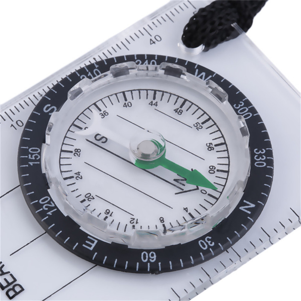 Mini Baseplate Compass Map Scale Ruler for Outdoor Camping Hiking Mini Baseplate Compass Map Scale Ruler for Outdoor Camping Hiking