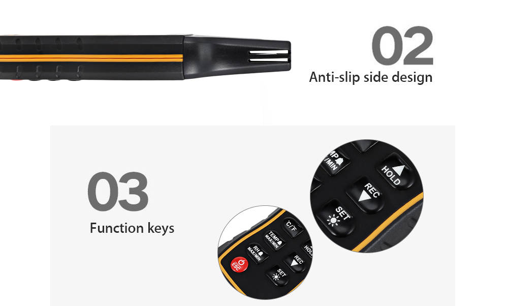 SNDWAY Digital Temperature Humidity Meter with Dew Point Wet Bulb for Daily Life Industry Agriculture Usage SNDWAY Digital Temperature Humidity Meter with Dew Point Wet Bulb for Daily Life Industry Agriculture Usage