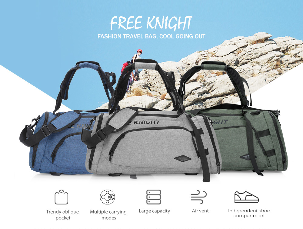 Free Knight FK0601 Large Multifunctional Travel Bag for Business Exercise Free Knight FK0601 Large Multifunctional Travel Bag for Business Exercise