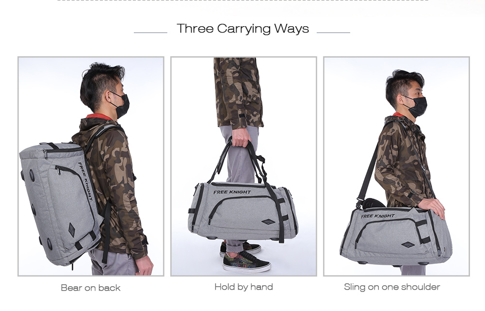Free Knight FK0601 Large Multifunctional Travel Bag for Business Exercise Free Knight FK0601 Large Multifunctional Travel Bag for Business Exercise
