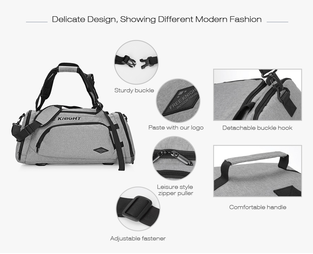 Free Knight FK0601 Large Multifunctional Travel Bag for Business Exercise Free Knight FK0601 Large Multifunctional Travel Bag for Business Exercise