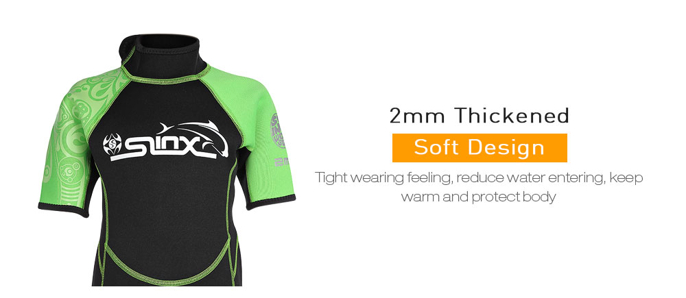 SLINX 1616 2mm Short Sleeve Neoprene Wetsuit Child One-piece Swimsuit SLINX 1616 2mm Short Sleeve Neoprene Wetsuit Child One-piece Swimsuit