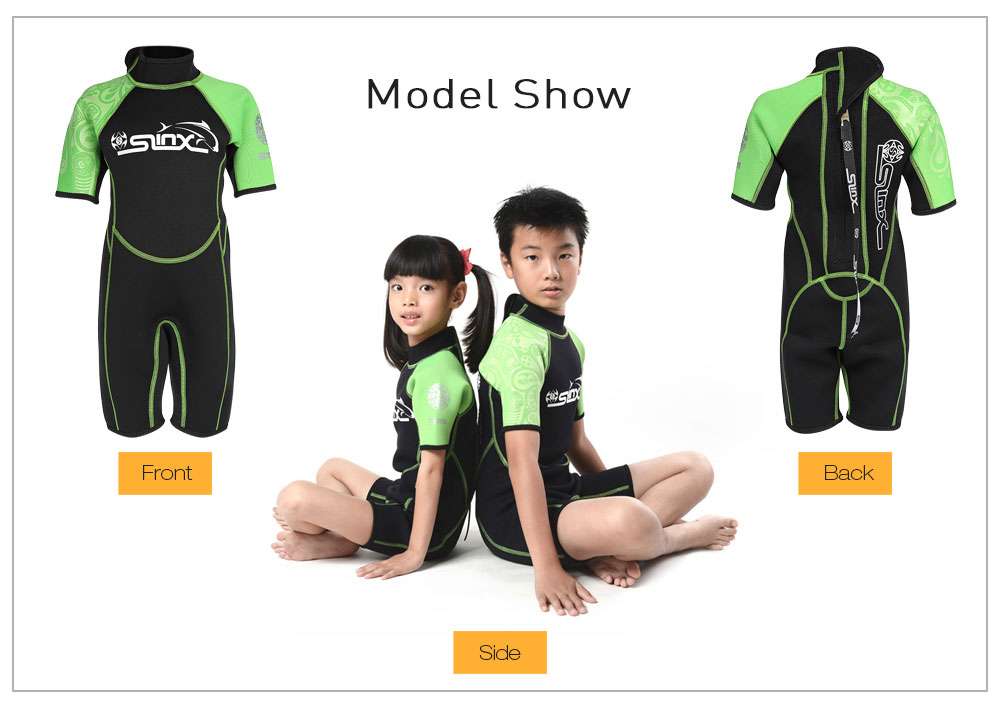 SLINX 1616 2mm Short Sleeve Neoprene Wetsuit Child One-piece Swimsuit SLINX 1616 2mm Short Sleeve Neoprene Wetsuit Child One-piece Swimsuit