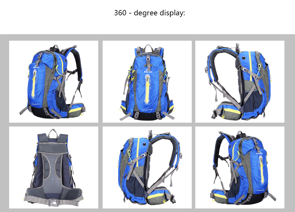 Maleroads 40L Outdoor Sports Backpack Hiking Camping Water Resistant Nylon Bike Rucksack Bag Maleroads 40L Outdoor Sports Backpack Hiking Camping Water Resistant Nylon Bike Rucksack Bag