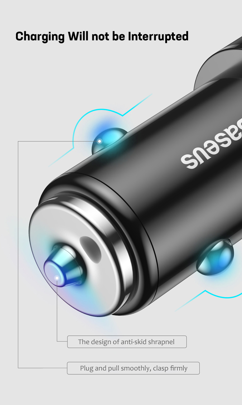 Baseus Small Screw Charging Set Dual USB Car Charger + USB to 8 Pin Cable Black 1M Baseus Small Screw Charging Set Dual USB Car Charger + USB to 8 Pin Cable Black 1M