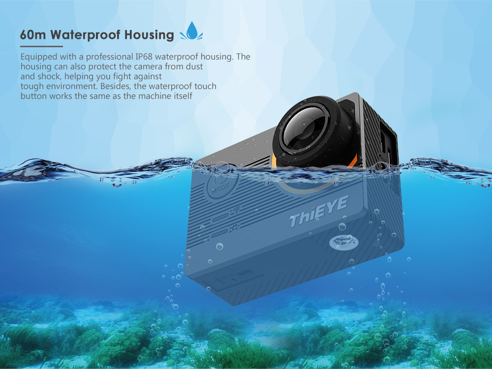ThiEYE E7 Native 4K WiFi Sports Action Video Camera 14MP HD with 2 inch IPS Screen ThiEYE E7 Native 4K WiFi Sports Action Video Camera 14MP HD with 2 inch IPS Screen