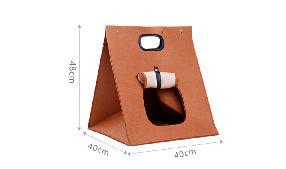 Felt Soft Cat Dog Bed House Pet Sleeping Bag Felt Soft Cat Dog Bed House Pet Sleeping Bag