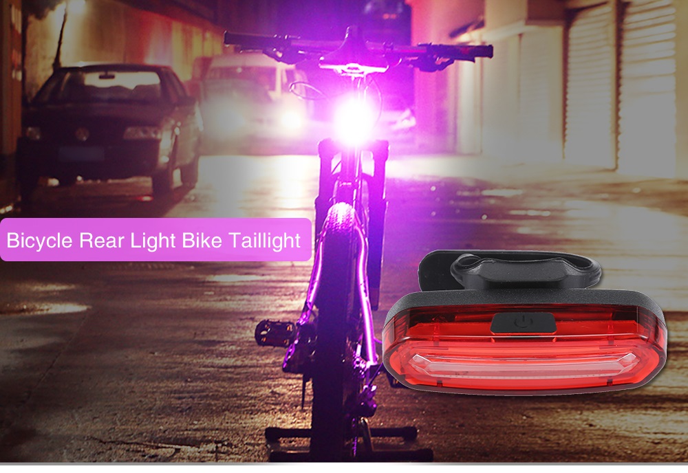 USB Rechargeable Bicycle Rear Light Bike Taillight Night Cycling Accessory USB Rechargeable Bicycle Rear Light Bike Taillight Night Cycling Accessory