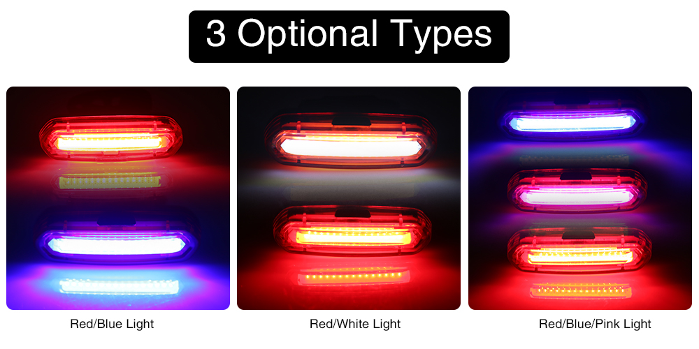 USB Rechargeable Bicycle Rear Light Bike Taillight Night Cycling Accessory USB Rechargeable Bicycle Rear Light Bike Taillight Night Cycling Accessory