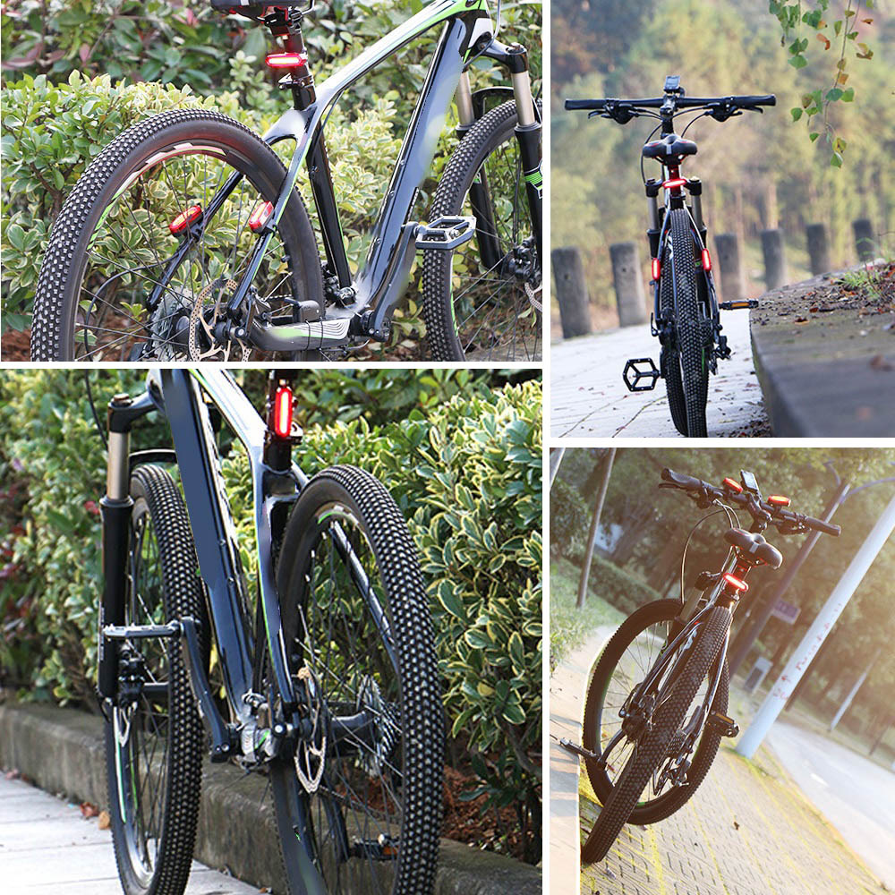USB Rechargeable Bicycle Rear Light Bike Taillight Night Cycling Accessory USB Rechargeable Bicycle Rear Light Bike Taillight Night Cycling Accessory
